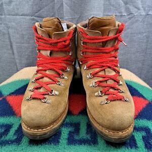 Vintage MT 10 All-Leather Mountaineering Boots Brown Men's US 8.5